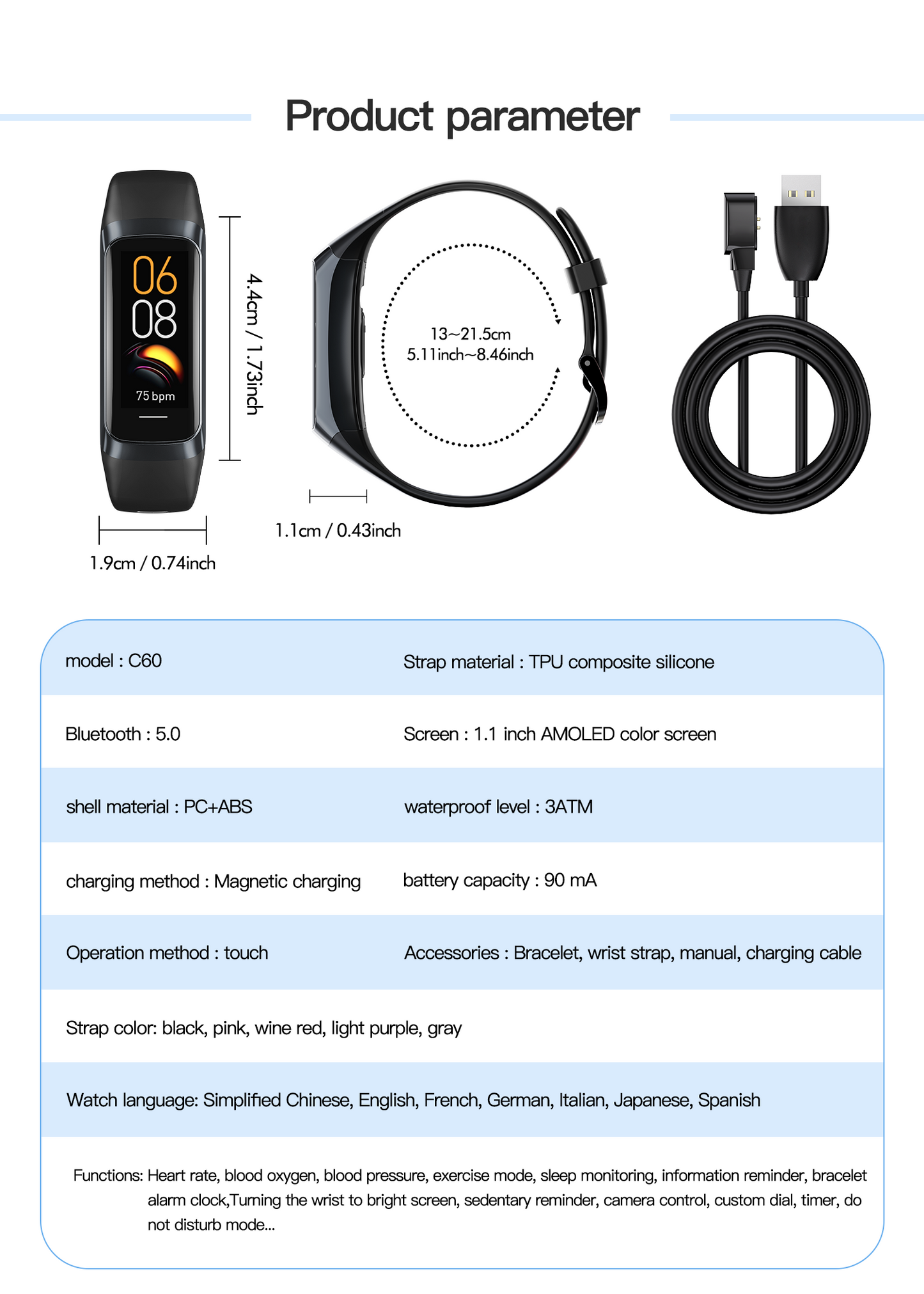 Frendorf | Fitness Tracker Uhr – Stylisch & Funktional für Aktive Lebensstile