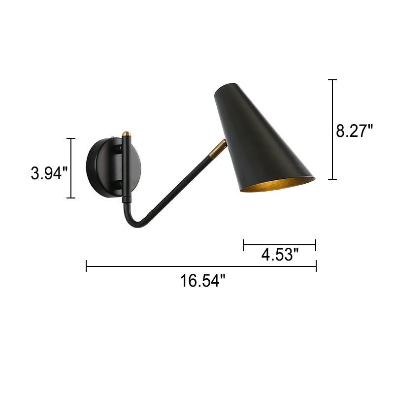 Nordic Creative Simple Rotating 1-Licht Wandleuchte Lampe