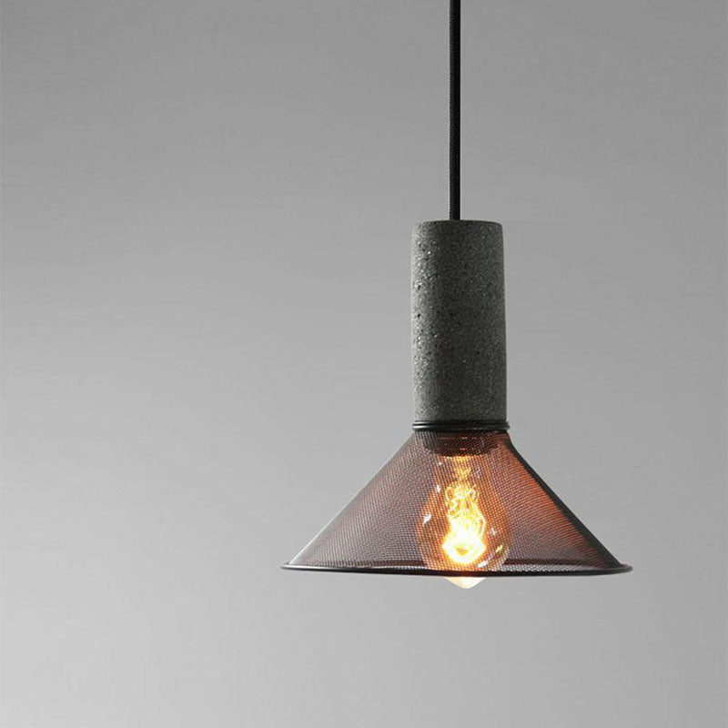 Frendorf | UrbanTaper Industrial Design Zement Pendelleuchte | Zylindrische Form | Moderner Look | Perfekt für Wohnzimmer