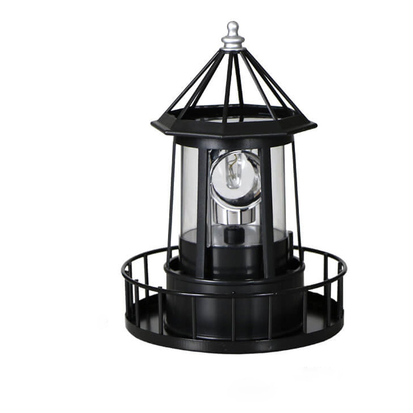 Frendorf | SolarSpin LED Gartenleuchte | Rotierender Turm | Solarbetrieben | Deko & Landschaftsbeleuchtung