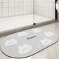 Niedliche Cartoon Badezimmer Super Absorbierende Schnell Trocknende Matte