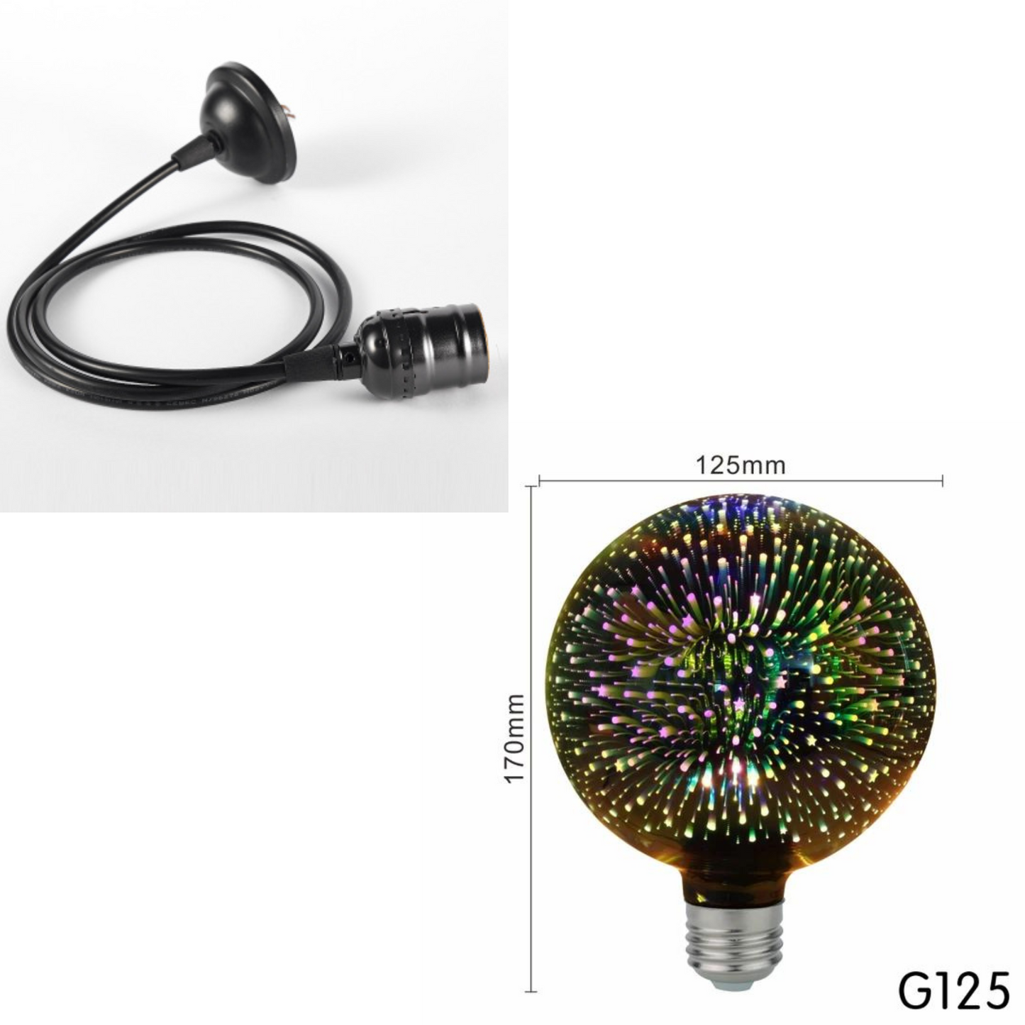 3D LED Feuerwerksbirne