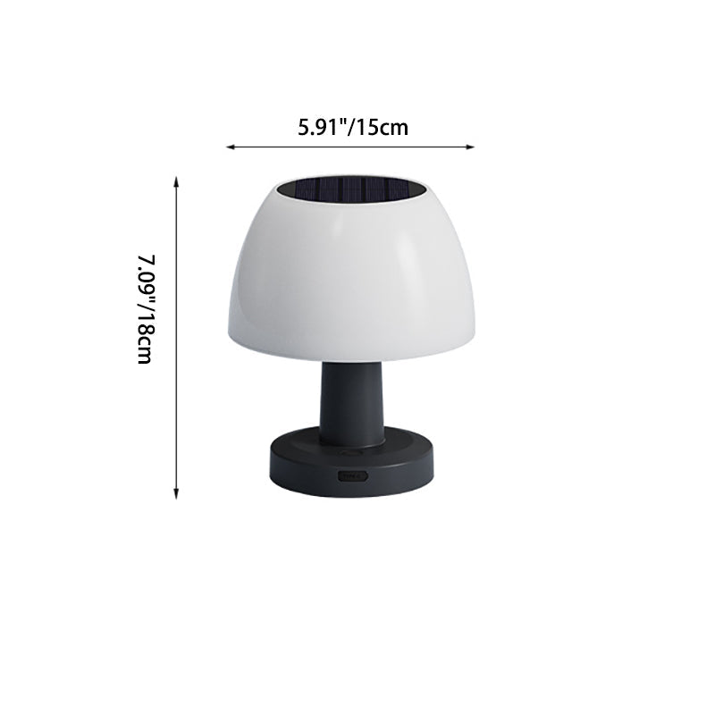 Modern Minimalist Wasserdicht Solar Pilz ABS PC LED Außenlicht Für Garten