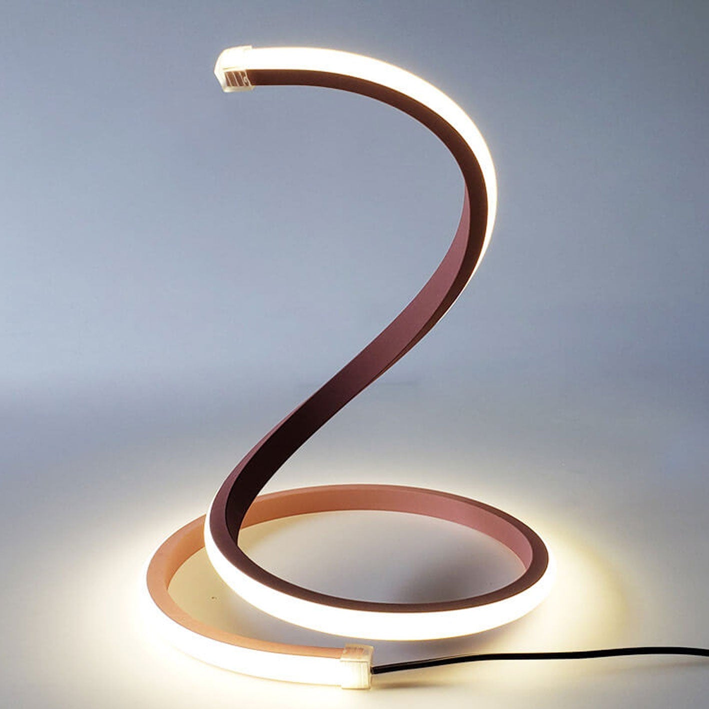 Moderne kreative Schlange Form LED Touch Dimm Tischlampe