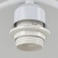 Frendorf | LinoLux Nordic Tischlampe | Dimmbar | Leinenschirm | LED Beleuchtung für Zuhause