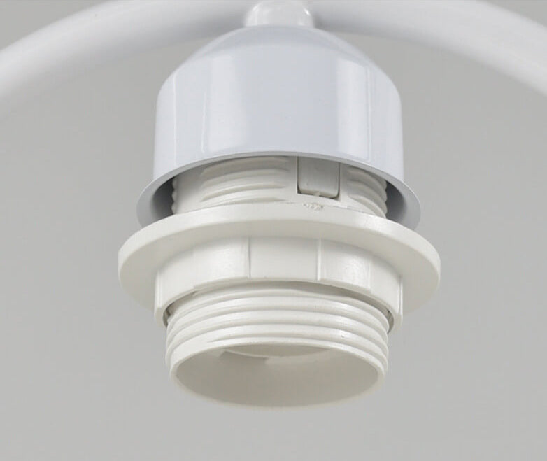 Frendorf | LinoLux Nordic Tischlampe | Dimmbar | Leinenschirm | LED Beleuchtung für Zuhause