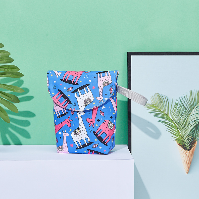 Frendorf | Wasserdichte Windeltasche mit Reißverschluss – Wetbag für Kinderwagen