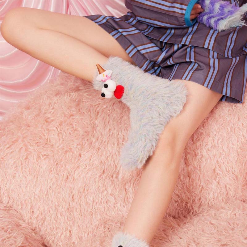 Frendorf | Korallenvelours dreidimensionale originelle Socken