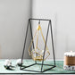 Frendorf | GeoLume Geometrischer Hängender Kerzenhalter oder Vase aus Eisen | Modernes Design | Vielseitige Deko