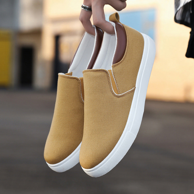 Slip-On-Schuhe aus Segeltuch für Herren
