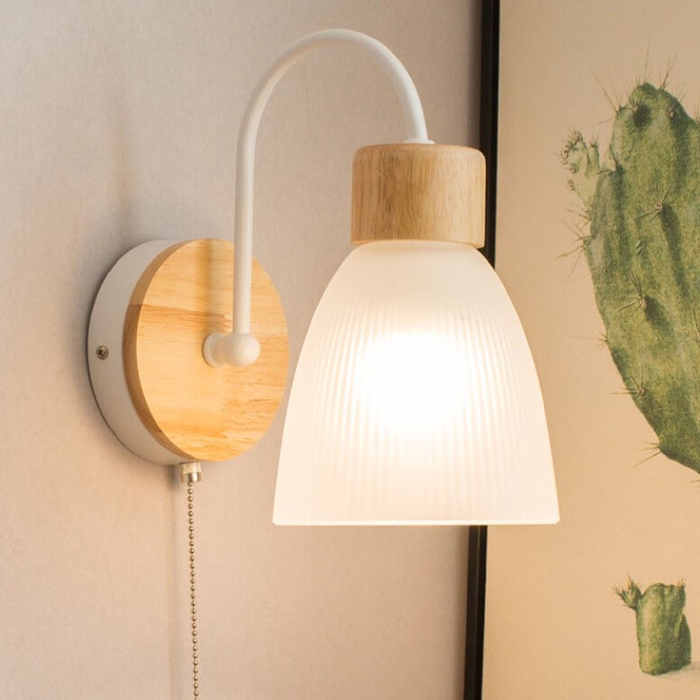 Moderne Log Simple Bend Design 1-Licht Wandleuchte Lampe