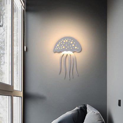 Moderne kreative 1-Licht LED Qualle Wandleuchte