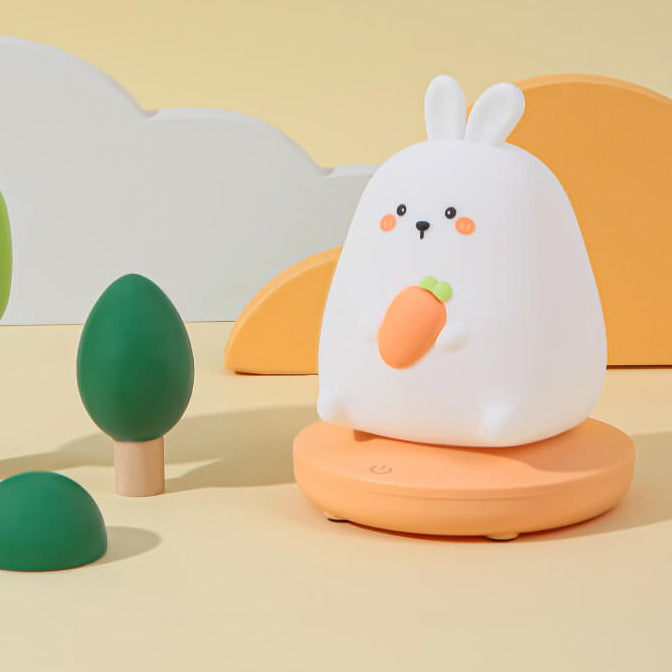 Frendorf | Luminio PalsTier Nachtlicht | Kreatives Silikondesign | Wiederaufladbar via USB | Deko-Tischlampe für Kinder