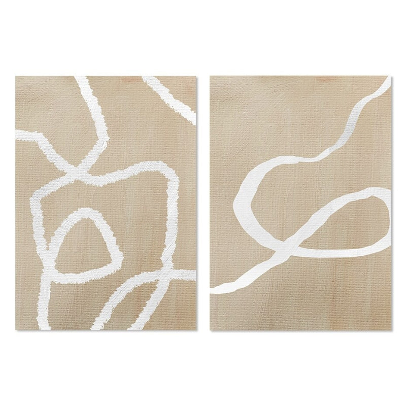 Neutrale Beige Abstrakte Wandkunst Poster Drucke