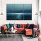 Frendorf | Moonlit Ocean Teal I Wandkunst