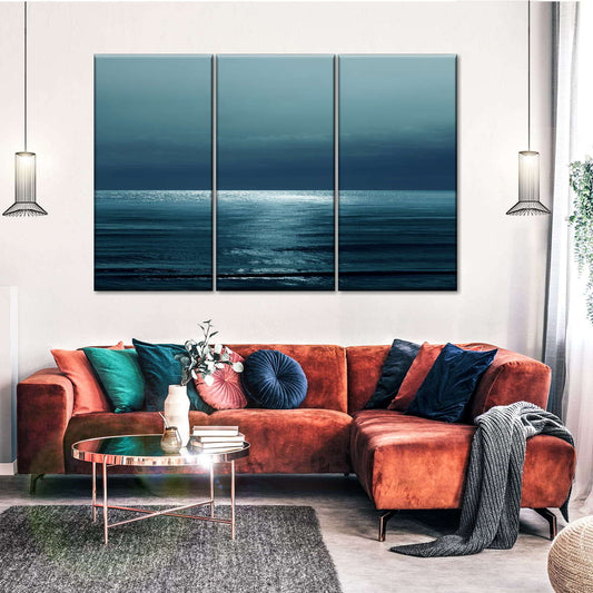 Frendorf | Moonlit Ocean Teal I Wandkunst