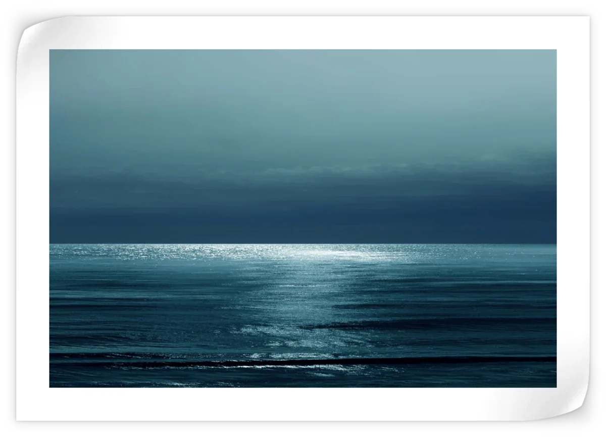 Frendorf | Moonlit Ocean Teal I Wandkunst