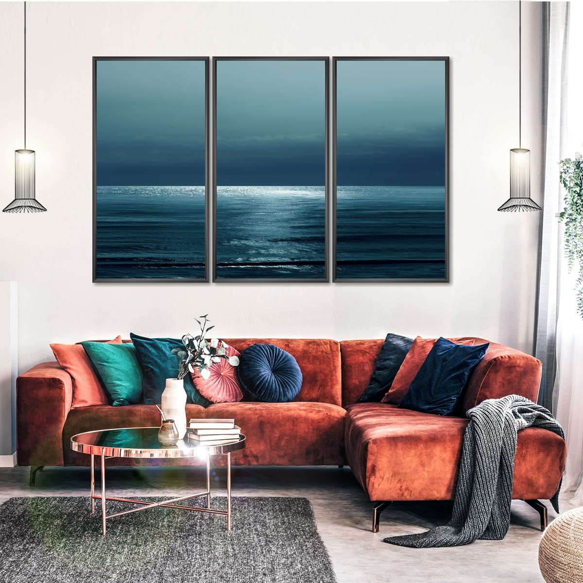 Frendorf | Moonlit Ocean Teal I Wandkunst