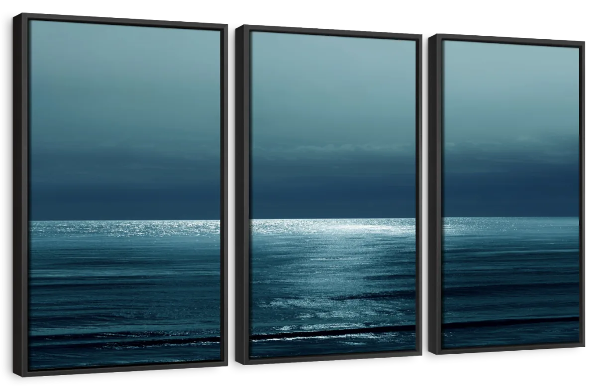 Frendorf | Moonlit Ocean Teal I Wandkunst