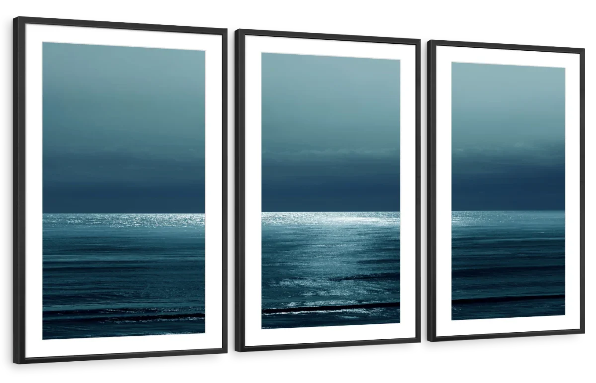 Frendorf | Moonlit Ocean Teal I Wandkunst