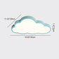 Zeitgenössische skandinavische Macaron Cartoon Eisen PVC Wolken Shade LED Deckenleuchte für das Wohnzimmer