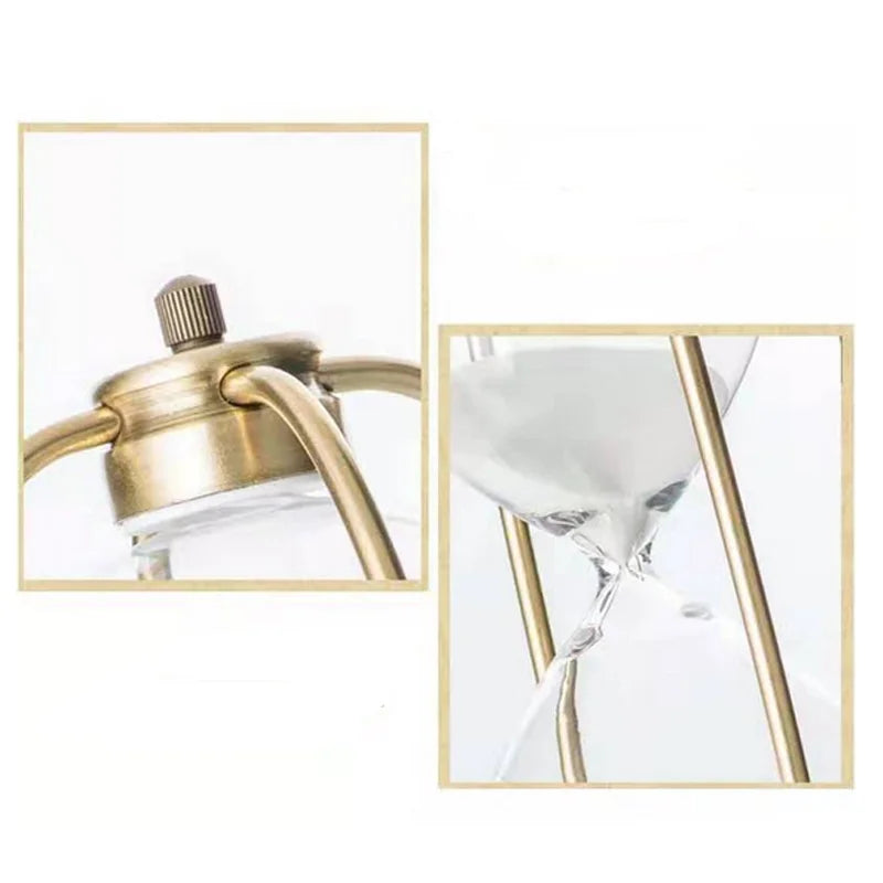 Frendorf | Zeitlose Eleganz – Vintage-Stundenglas mit klassischem Gestell zur Dekoration