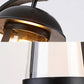 Frendorf | 1 Licht Klar Glas Wand Sconce Licht Industrie Schwarz Kegel Außenbeleuchtung Leuchte