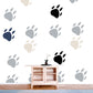 Frendorf | Kat Poot Afdruk Behang Muur Kinderkunst Waterproof Kinderkamer Wanddecoratie, Aangepaste Afdruk, Wit