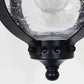 Frendorf | Globe Gesäuchte Glas Wandmontierte Lampe Industrielle Einzelleuchtmittel Schlafzimmer Wandleuchte Licht mit Gebogenem Arm