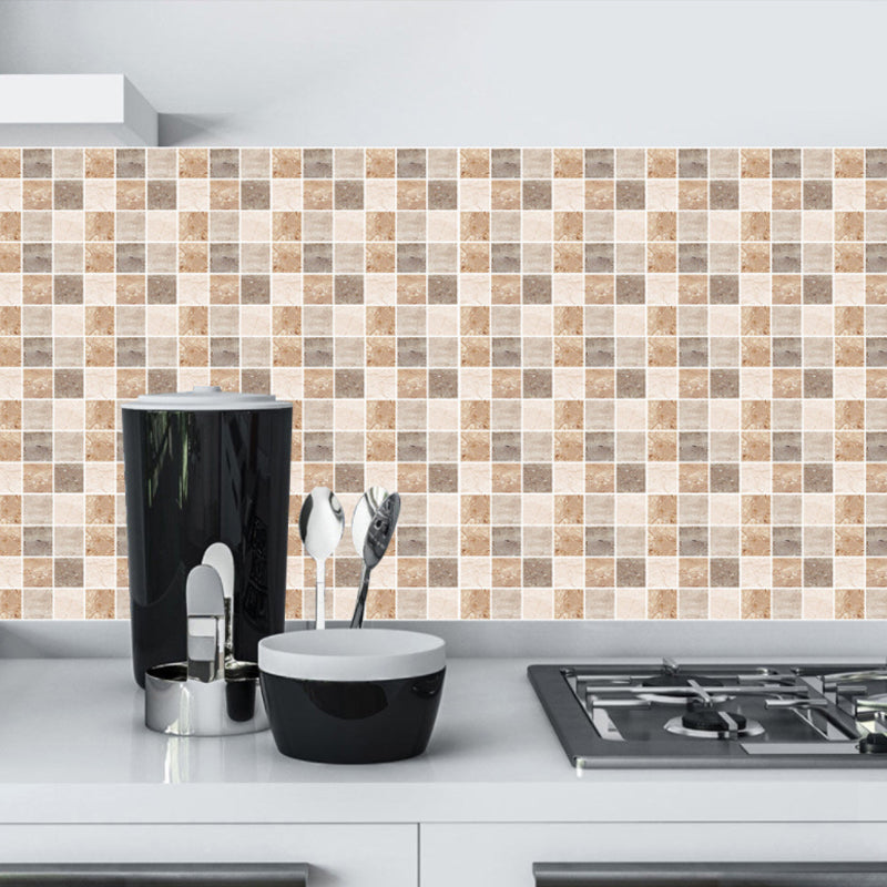 Frendorf | Aufklebbare Marmorfliesen-Tapeten 10 Stück PVC Zeitgenössische Wandverkleidung für die Küche