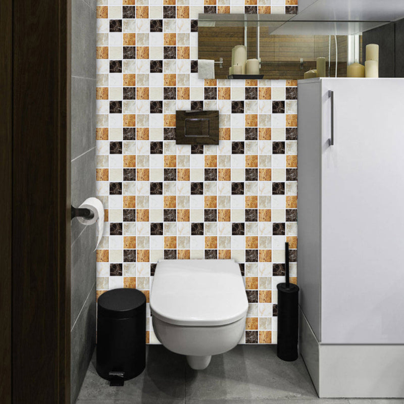 Frendorf | Aufklebbare Marmorfliesen-Tapeten 10 Stück PVC Zeitgenössische Wandverkleidung für die Küche