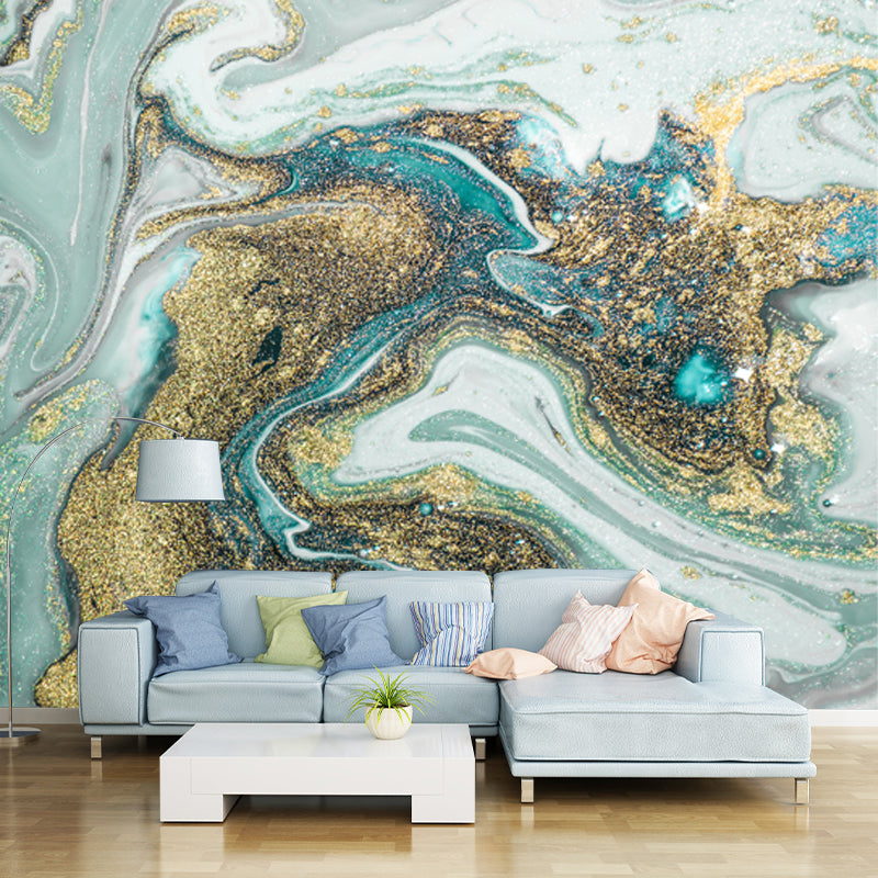 Welle mit Paillettenmuster Wandbild Tropix Wasserfest Wohnzimmer Wanddekoration, Maßanfertigung