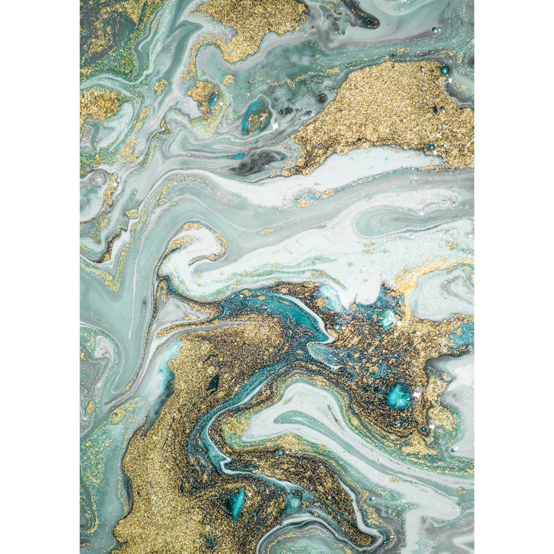 Welle mit Paillettenmuster Wandbild Tropix Wasserfest Wohnzimmer Wanddekoration, Maßanfertigung