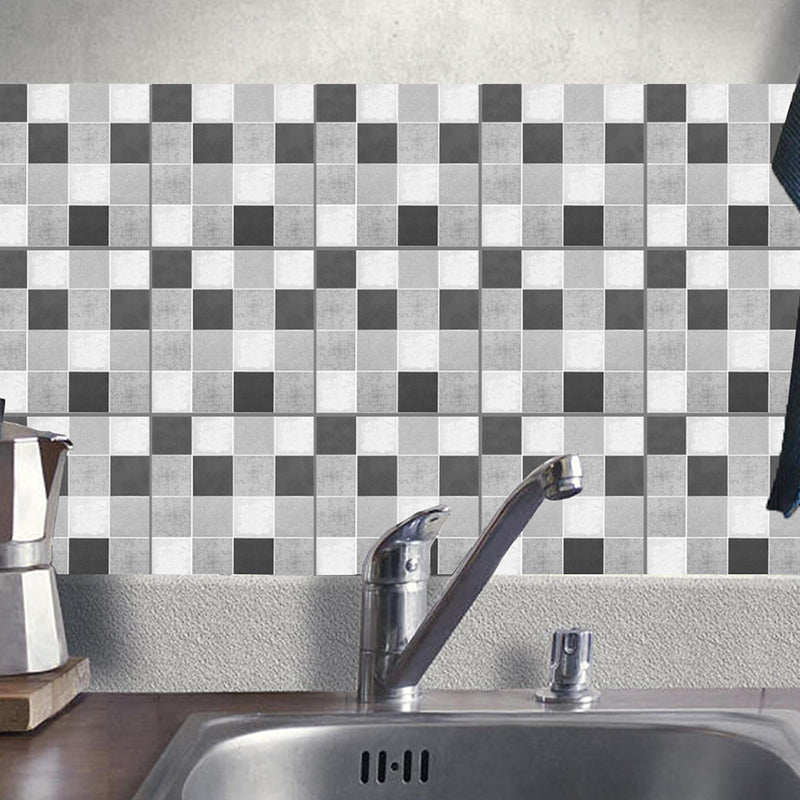 Frendorf | Grijs Mosaïque Tegel Behangpaneel Lijm Moderne Keuken Afneembare Wandbekleding, 10 Stuks