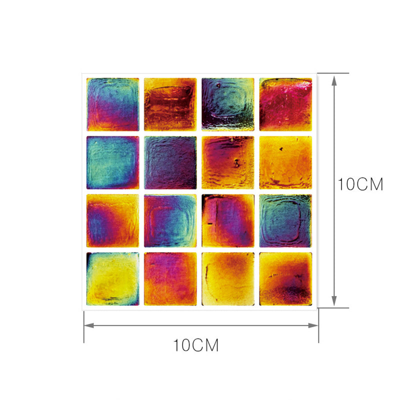 30 Stück holografische Effekt-Tapeten moderne Klebe-Wäschewandverkleidung, 3,3 Quadratfuß