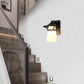 Frendorf | Eén Lamp Wandlamp Verlichting Cone/Uiteindige Schaduw Gebubbeld/Opale Glas Industriële Ingangslichtarmatuur in Zwart