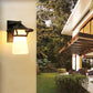 Frendorf | Eén Lamp Wandlamp Verlichting Cone/Uiteindige Schaduw Gebubbeld/Opale Glas Industriële Ingangslichtarmatuur in Zwart