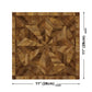Holz Blumen Tapete Paneel Set Industrie Selbstklebend Küche Wanddekoration, 3,4 Quadratfuß