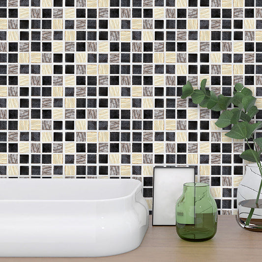 Frendorf | Bohemia Dammenbehang 54 Stuks Zwart Peel en Plak Wanddecoratie voor Keuken Achterwand