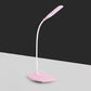 Blaue/Rosa/Weiße LED Schreibtischlampe Zeitgenössischer Stil Plastik Tischlampe für Nachttisch Studium
