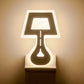Frendorf | Moderne LED Wandlamp met Acrylschaduw Zwart/Wit Bureau Lamp Vormen Wandverlichting in Warm/Wit Licht
