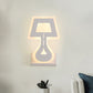 Frendorf | Moderne LED Wandlamp met Acrylschaduw Zwart/Wit Bureau Lamp Vormen Wandverlichting in Warm/Wit Licht