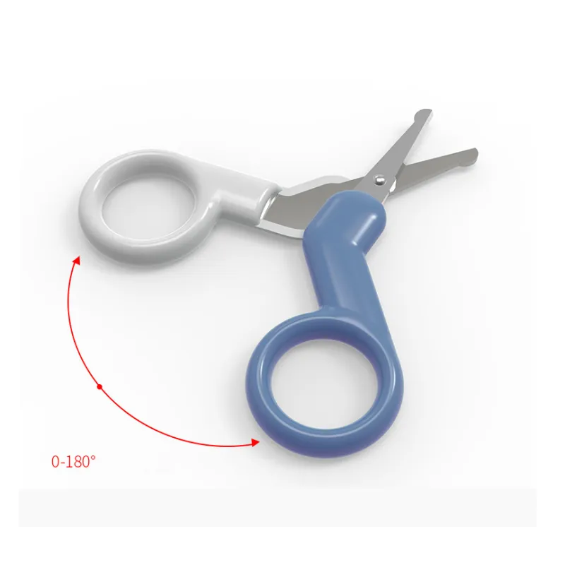 Frendorf | Baby Nagelschere mit Sicherheitskopf – Abgerundete Schere für Neugeborene