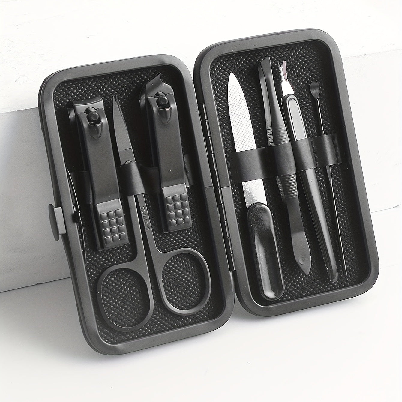 7 teiliges Maniküreset mit Etui