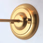 Frendorf | Messing 1 Lichtbulb Wandlamp Sconces Loftstijl Metalen Globe Schaduw Muurbevestigde Lamp voor Eetkamer