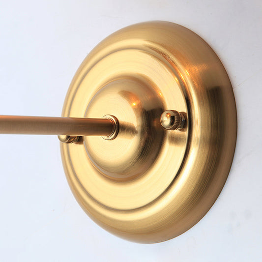 Frendorf | Messing 1 Lichtbulb Wandlamp Sconces Loftstijl Metalen Globe Schaduw Muurbevestigde Lamp voor Eetkamer