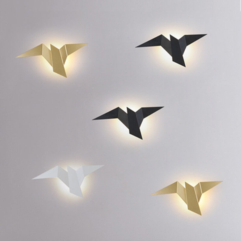 Frendorf | SkyWing Moderne LED Wandleuchte | Fliegender Vogel | 1-flammig | Kreatives Design | Deko für Zuhause