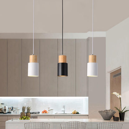 SinglePend - Nordic Macaron Zylinder Aluminium 1-flammige LED-Hängelampe