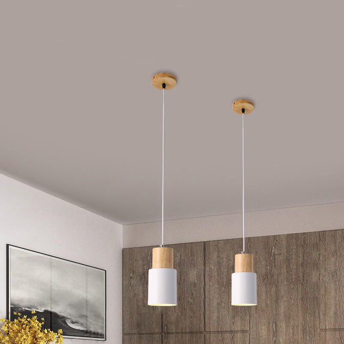 SinglePend - Nordic Macaron Zylinder Aluminium 1-flammige LED-Hängelampe