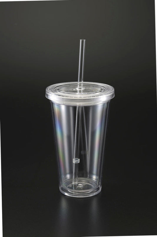 Frendorf | 19-Oz Doppelwand Reisebecher mit Strohhalm